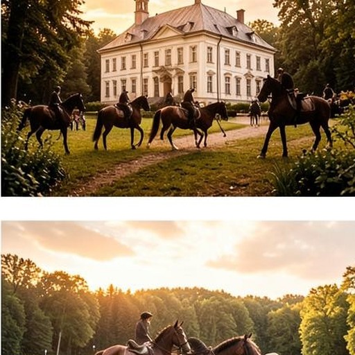 Editorial view of Bogusławice and its surrounding Polish landscape