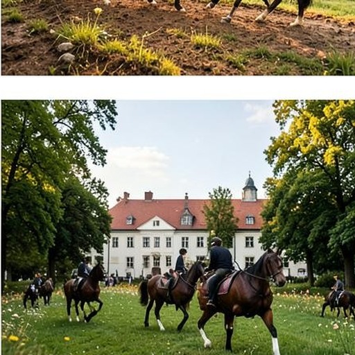 Editorial view of Moszna and its surrounding Polish landscape